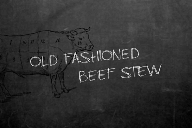 Old fashioned beef stew